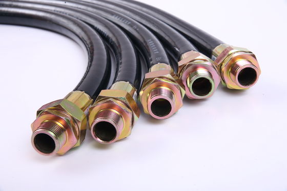 আইপি 54 বিস্ফোরণ প্রতিরোধী নমনীয় কন্ডাক্ট কারখানার দাম ব্লেটেড রাবার নমনীয় বৈদ্যুতিক পাইপ ফিটিং