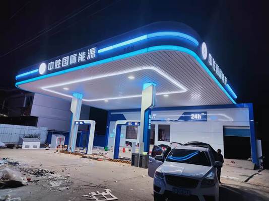 ATEX 18 * 18 ইঞ্চি বর্গক্ষেত্র আকৃতির বিস্ফোরণ প্রতিরোধী আলো 100W 130lm / W গ্যাস স্টেশন আলো পাঁচ বছরের ওয়ারেন্টি সহ