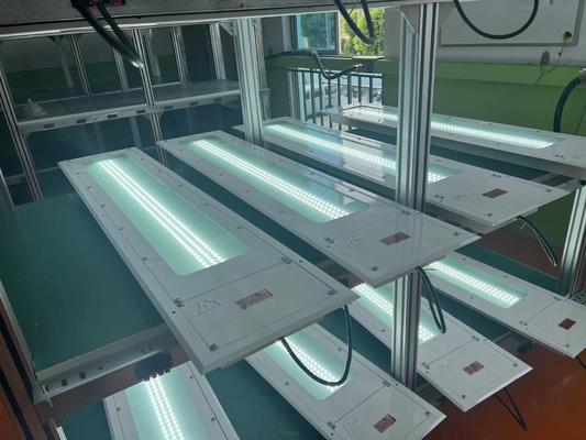 0.6M 1.2M 100LM/W লিনিয়ার এলইডি বিস্ফোরণ প্রতিরোধী 36W শিল্প ল্যাম্প নিরাপদ T6 LED স্টিল বিস্ফোরণ প্রতিরোধী লিনিয়ার আলো