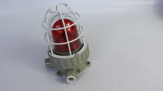 ATEX শ্রবণযোগ্য ভিজ্যুয়াল অ্যালার্ম সাইরেন লাল 90 ডিবি 24 ভি ডিসি আইপি 66 বিস্ফোরণ প্রতিরোধী নেতৃত্বাধীন লাল হলুদ সংকেত অ্যালার্ম সতর্কতা আলো