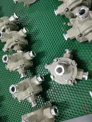 আইপি 66 কাস্ট অ্যালুমিনিয়াম এক্সপ্লোশন প্রুফ জংশন বক্স অগ্নি সুরক্ষা ওয়্যারিং বক্স Exd IIB IIC কাস্টমাইজড