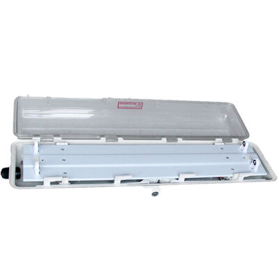 Ex Mark Ex Db Eb IIC T6 Gb Explosion Proof Fluorescent Light Featuring 50000 Hours Working Life Time Designed for Hazardous Zone
