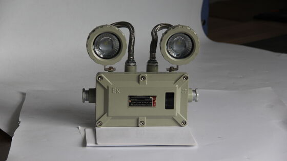 ATEX 2*3W LED ডাবল হেড জরুরী প্রস্থান আলো টুইন স্পট বিস্ফোরণ প্রতিরোধী জরুরী আলো রাসায়নিক উদ্ভিদ জন্য