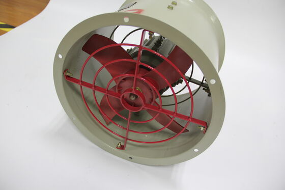 উচ্চ দক্ষতা আইপি 66 ডাব্লুএফআই অ্যালুমিনিয়াম অ্যালোয় লোভার্স বিস্ফোরণ-প্রমাণ এসি / ডিসি ছাদ নিষ্কাশন অক্ষীয় প্রবাহ ফ্যান ATEX