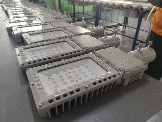 ATEX IECEx জোন 1 & 2 অনুমোদিত 50-240W বিপজ্জনক-অবস্থান LED বন্যা আলো, IP66, 140lm/W, 5 বছরের গ্যারান্টি