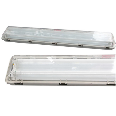 2x48 "বিস্ফোরণ-প্রমাণ LED টিউব লাইট ∙ 115lm/W বিপজ্জনক শিল্প এলাকার জন্য ABS হাউজিং