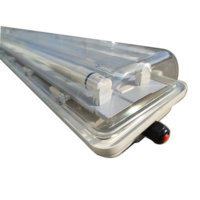 1200 মিমি দৈর্ঘ্য 18W 100lm / W দক্ষতা বিস্ফোরণ প্রতিরোধী শিল্প এলাকা এবং রাসায়নিক শিল্পের জন্য নেতৃত্বাধীন রৈখিক আলো
