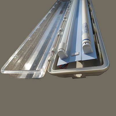 IP66 LED লিনিয়ার বিস্ফোরণ প্রমাণ আলো 220V T5 T8 টিউব ATEX বিপজ্জনক এলাকার জন্য সার্টিফাইড