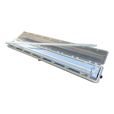 ATEx IP66 18W LED বিস্ফোরণ প্রতিরোধী টিউব লাইট 2x18W 3x18W শক্তিশালী প্রভাব পূর্ণ প্লাস্টিক ফ্লুরোসেন্ট আলো