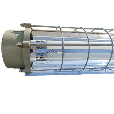 1200MM গুদাম বিস্ফোরণ প্রতিরোধী রৈখিক আলো 18-36W 100LM/W নেতৃত্বাধীন বিস্ফোরণ প্রতিরোধী টিউব ল্যাম্প সিলিং মাউন্ট