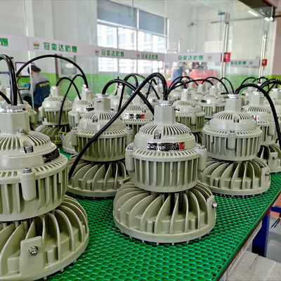 50W 150W 240W শিখা-নিরোধক বিস্ফোরণ প্রমাণ এলইডি উচ্চ বে লাইট 22000 লুমেন ইনডোর আউটডোর ATEX