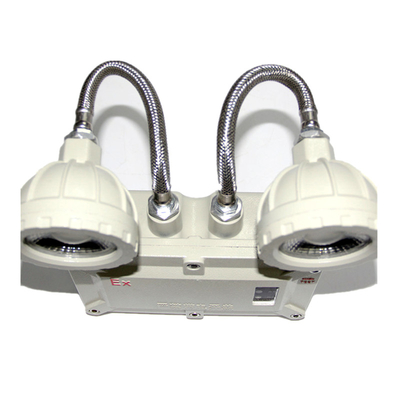 2 * 5w ডাবল হেড ওয়াল মাউন্ট 220VAC 50hz বিপজ্জনক এলাকার জন্য ATEX সার্টিফিকেট সহ LED জরুরী আলো