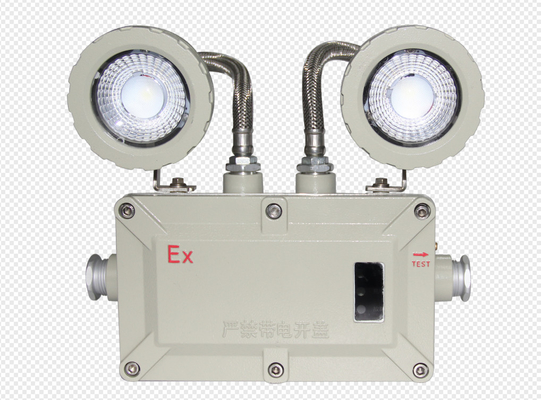 2*4.5w জরুরী দ্বৈত হেডলাইট প্রাচীর মাউন্ট করা ATEX নেতৃত্বাধীন বিস্ফোরণ-প্রতিরোধী আলো বিপজ্জনক জায়গায় জরুরী আলো
