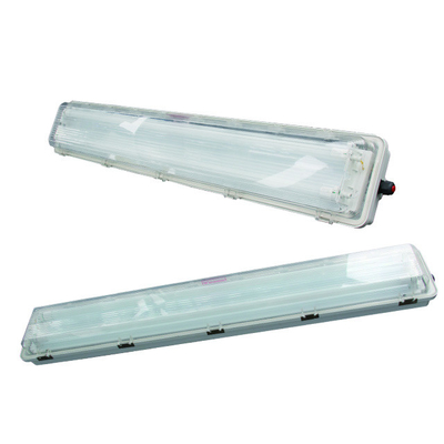 ATEX 1200mm দৈর্ঘ্য 2 * 18W ডাবল টিউব বিস্ফোরণ-প্রতিরোধী এলইডি রৈখিক আলো জোন 1 এবং 2, জোন 21 এবং 22 এর জন্য
